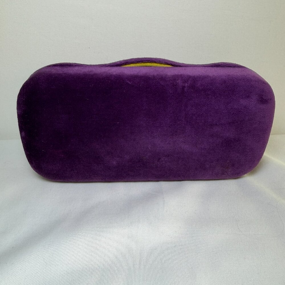 GUCCI Sunglasses Glasses Eyeglass Purple Velvet Clamshell Case - Picture 6 of 9